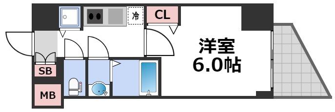 4階の間取り図