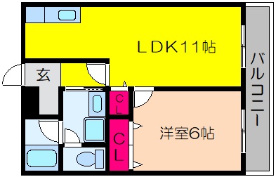 2階の間取り図