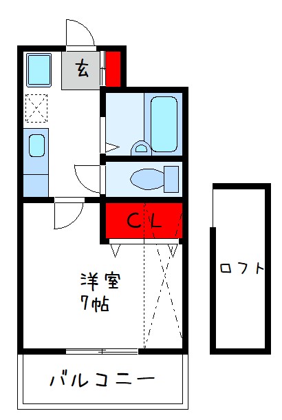 2階の間取り図