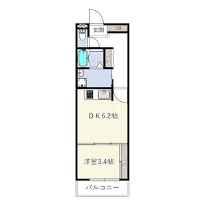 2階の間取り図