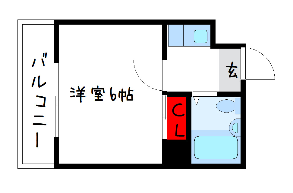 4階の間取り図