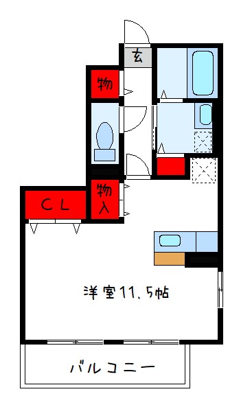 2階の間取り図