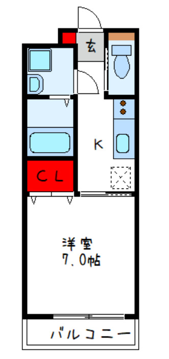 2階の間取り図