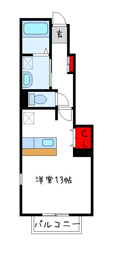 1階の間取り図