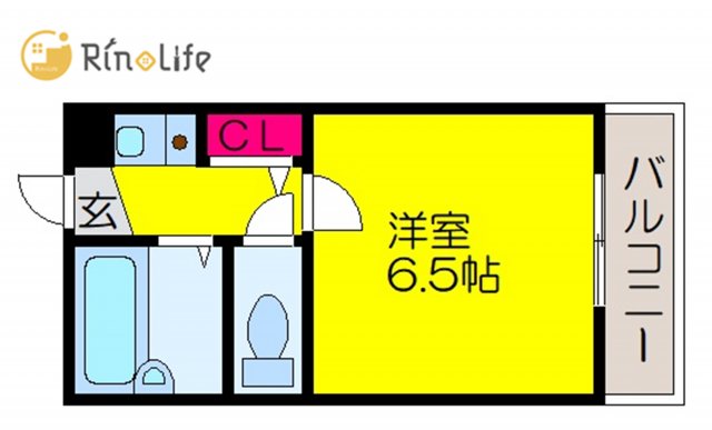 4階の間取り図