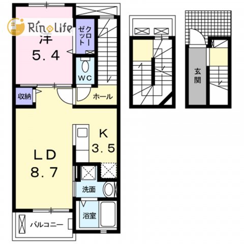 3階の間取り図