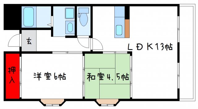 3階の間取り図
