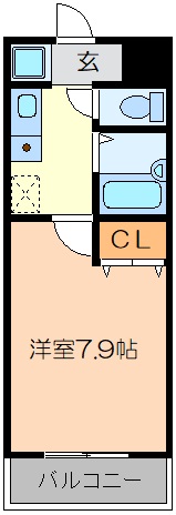 2階の間取り図