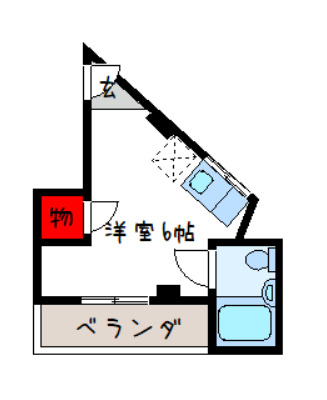 2階の間取り図