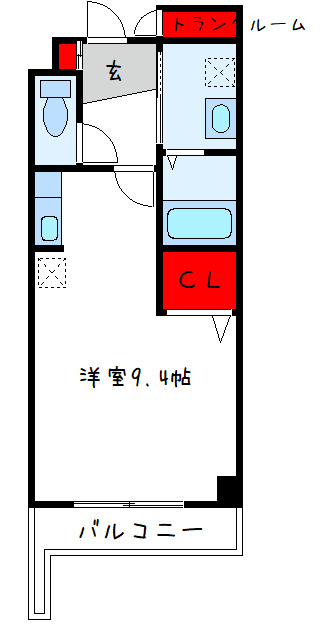 1階の間取り図