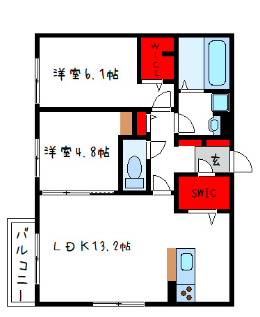 3階の間取り図