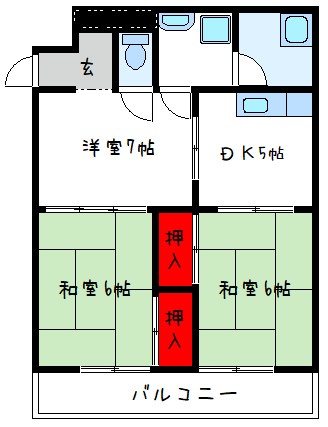 3階の間取り図