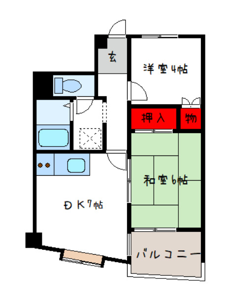 1階の間取り図