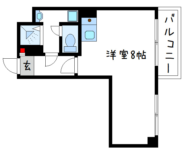 4階の間取り図