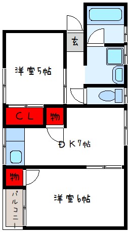 4階の間取り図