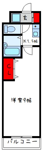 1階の間取り図