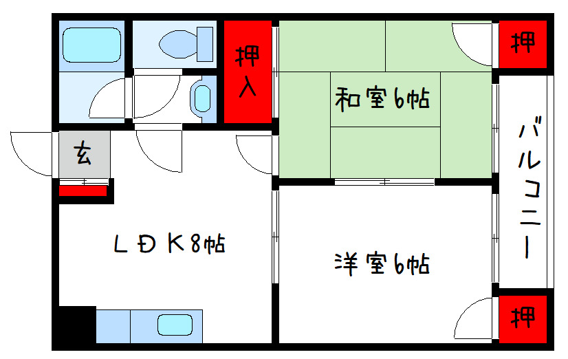 3階の間取り図
