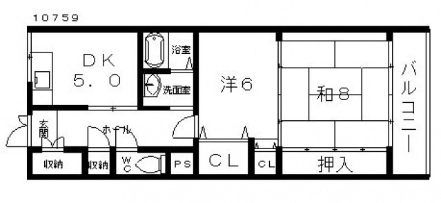3階の間取り図