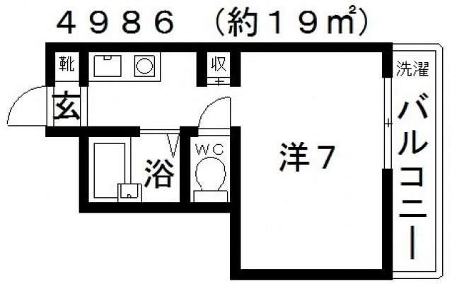 3階の間取り図
