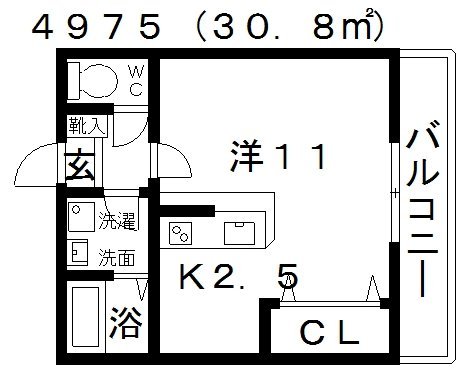 2階の間取り図