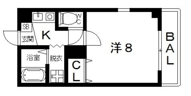 2階の間取り図