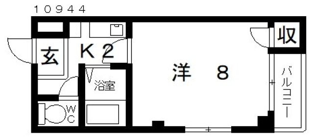 4階の間取り図