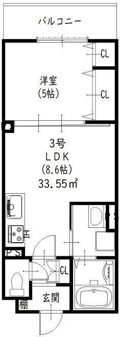 1階の間取り図