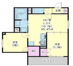 1階の間取り図