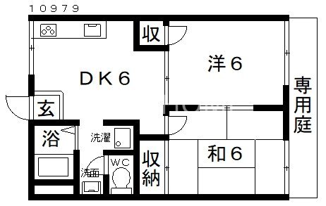 1階の間取り図