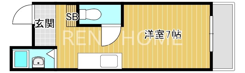 1階の間取り図