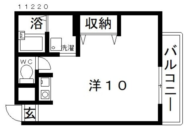 4階の間取り図