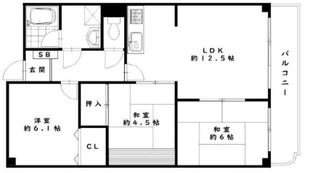 7階の間取り図