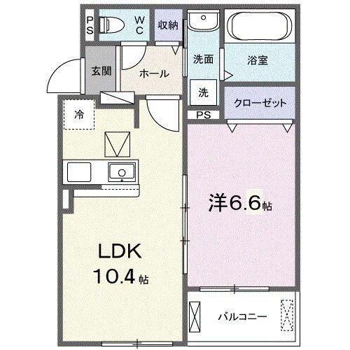 2階の間取り図