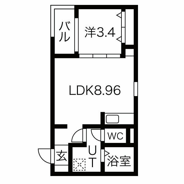 2階の間取り図