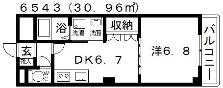 3階の間取り図