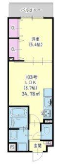 2階の間取り図