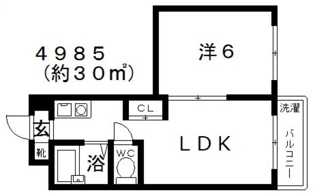 5階の間取り図