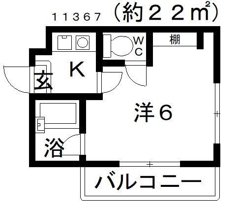 1階の間取り図