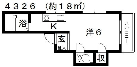 1階の間取り図
