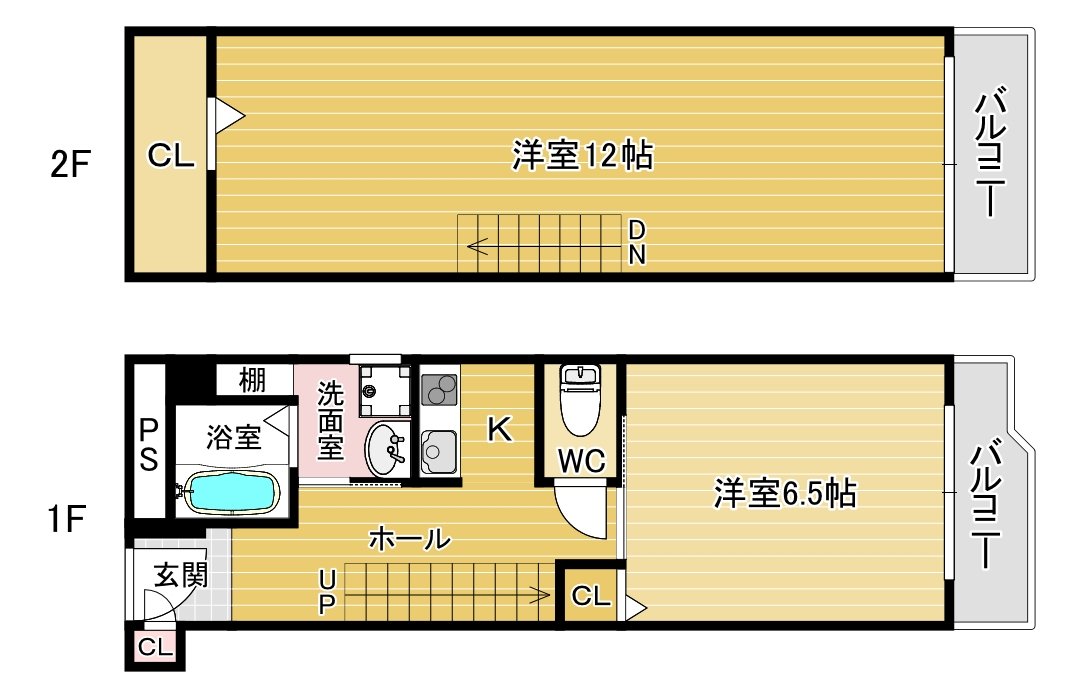 8階の間取り図
