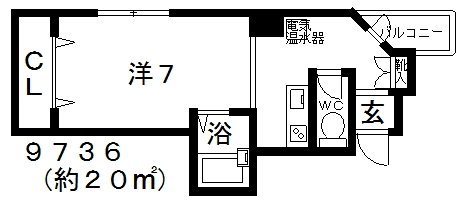 5階の間取り図