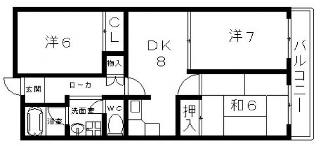 2階の間取り図