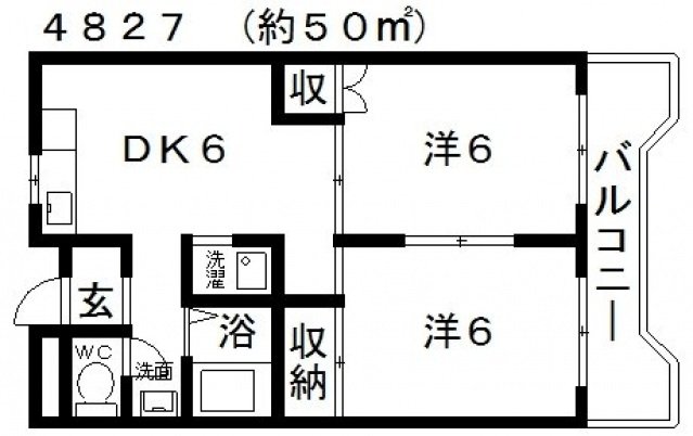 5階の間取り図