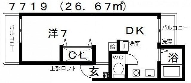 3階の間取り図