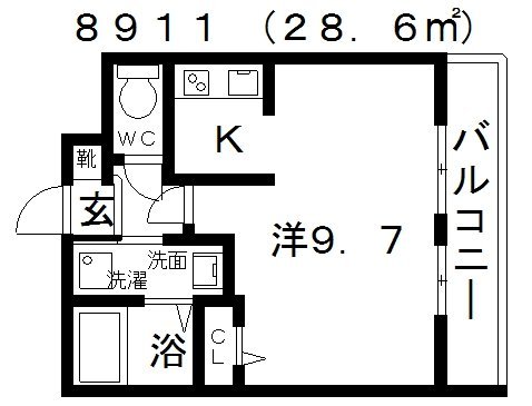 3階の間取り図