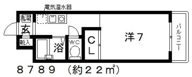 3階の間取り図