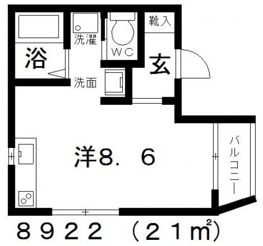 3階の間取り図