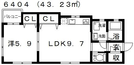 1階の間取り図