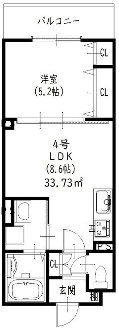 3階の間取り図