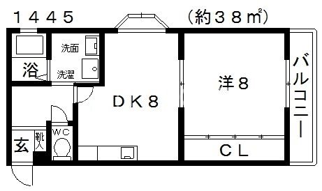 4階の間取り図